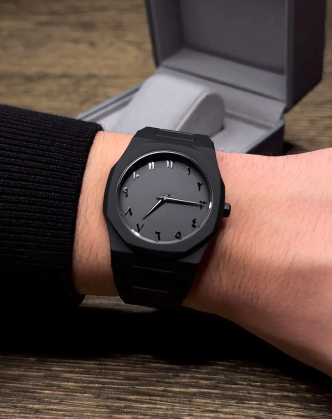 Arabic Aura Watch - Modern Creative Design Waterproof