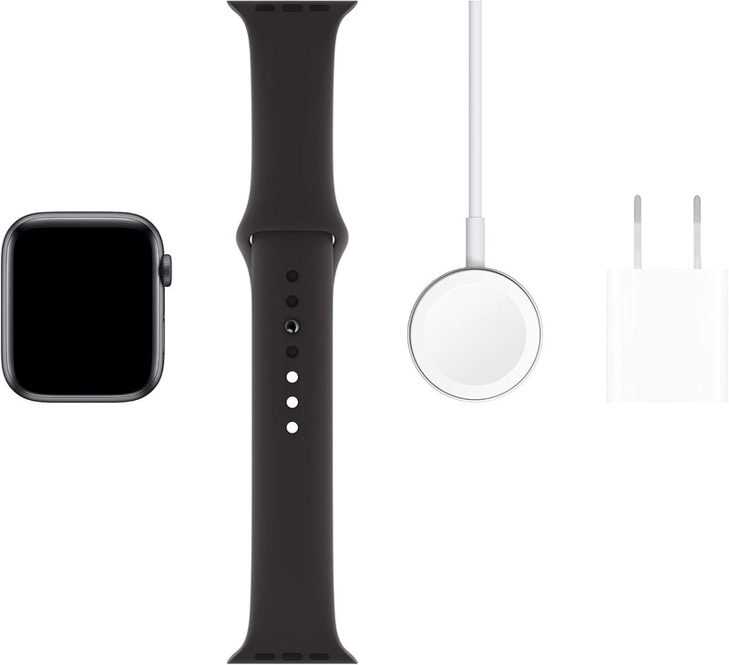 Apple Watch Series 5 (GPS, 40MM) - Space Gray Aluminum Case with Black Sport Band