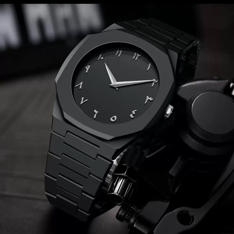 Arabic Aura Watch - Modern Creative Design Waterproof